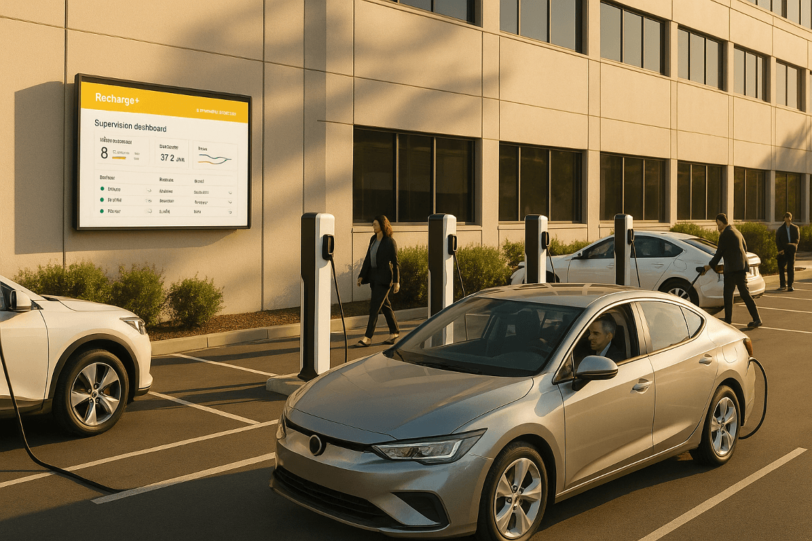 Installation borne de recharge entreprise : guide | Recharge+