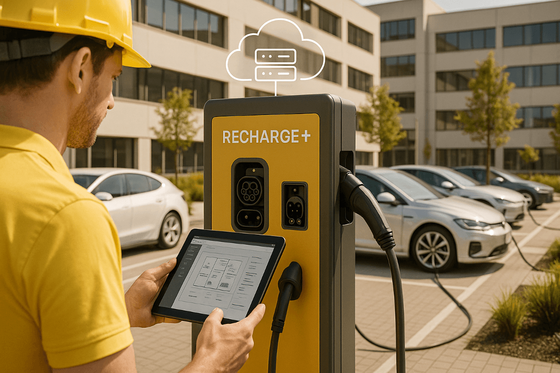 borne de recharge compatible OCPP - Pilotez | Recharge+
