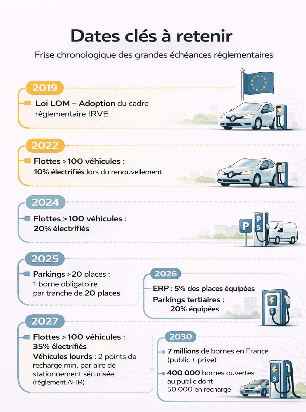 Dates clés à retenir