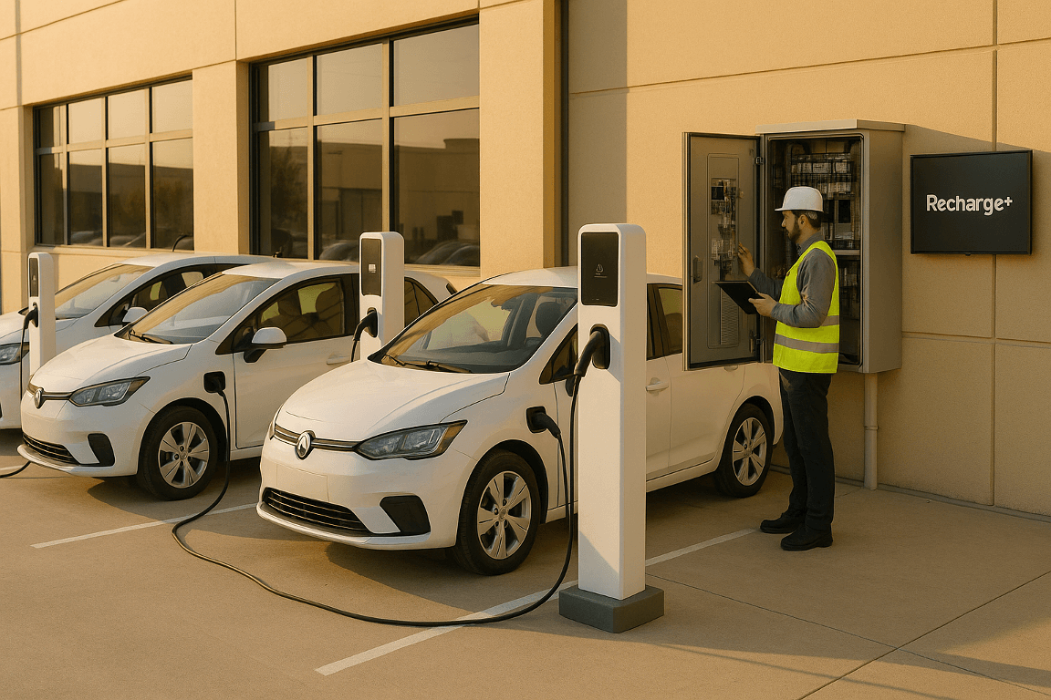 Estimez votre coût d'installation pour une borne de recharge entreprise